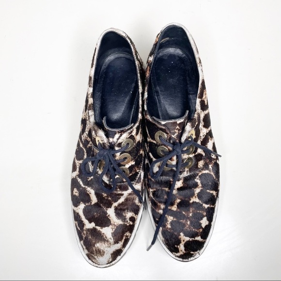 Sandro Paris Alec Leopard Platform Sneaker EU 39 US Women’s Size 9 - Picture 6 of 11